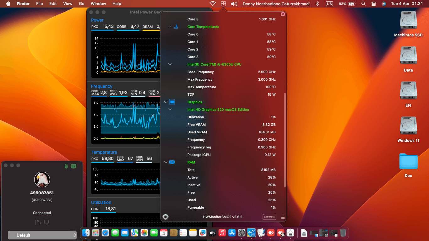Lenovo Thinkpad X260 6th Dual Battery [SkyLake   Intel HD 520 + PS2 SMBUS]   OpenCore 3